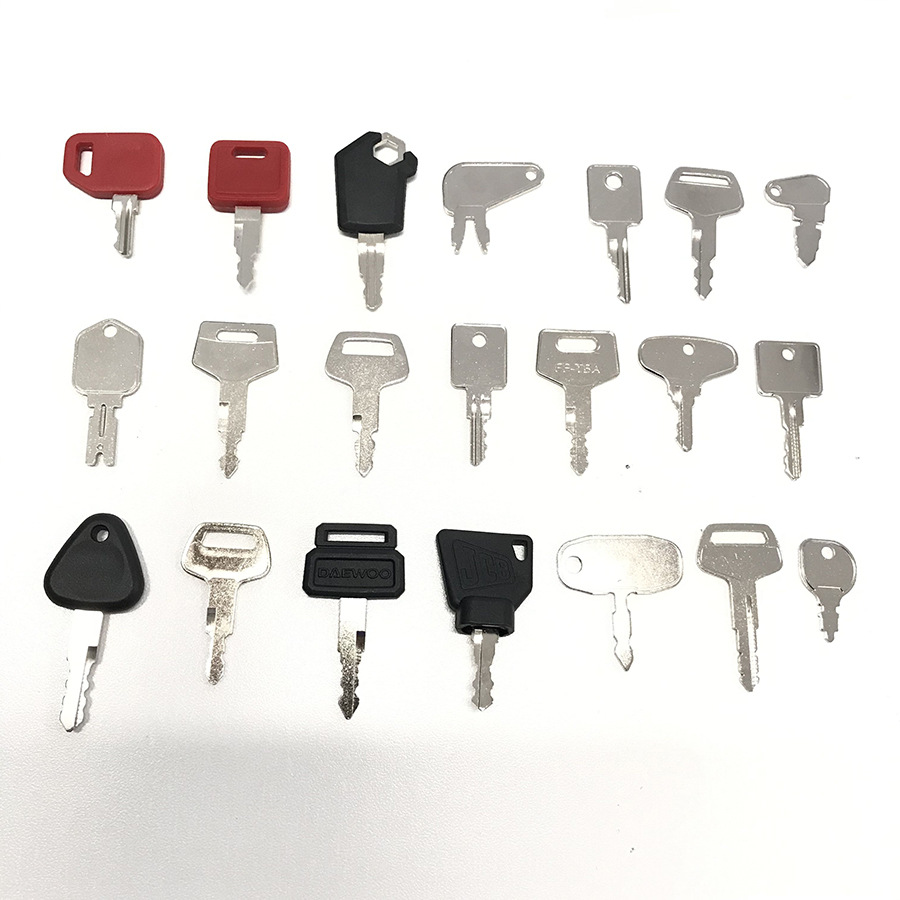 EMSea Lot De 22 Clés D'Allumage - Compatibles H800, 5P8500, D250, S450, HD620, K250, Kubota KX Et Plus