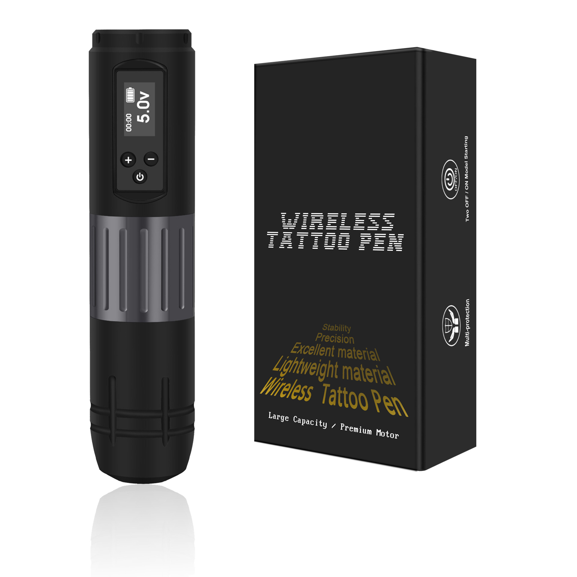 Transfronterizo Tuffking batería inalámbrica tatuaje pluma tatuaje herramienta pluma motor integrado máquina de tatuaje al por mayor