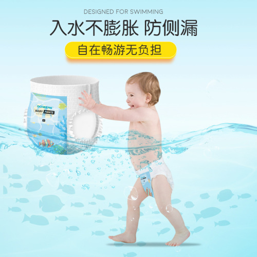 British swimming diaper disposable baby swimming diaper baby waterproof pull-on pants diaper for babies swimming pants