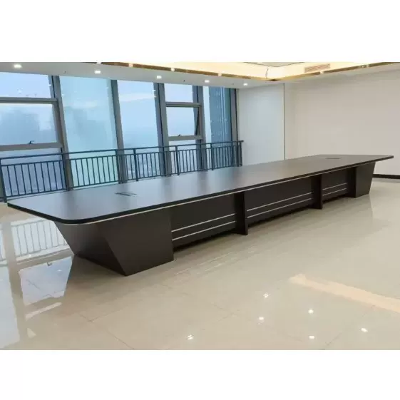 简约现代大型会议桌培训桌会议桌长桌洽谈长方形长条桌子会议室桌