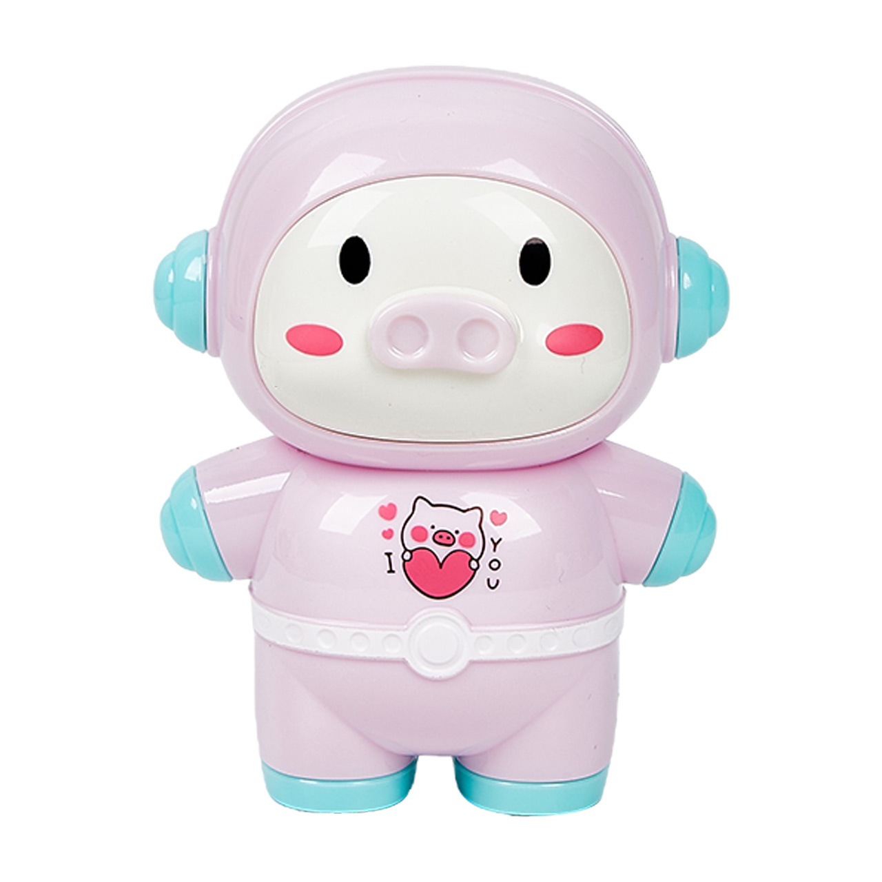 7830 cerdo astronauta sacapuntas Sacapuntas de pluma automática Sacapuntas de dibujos animados en forma de animal lindo sacapuntas