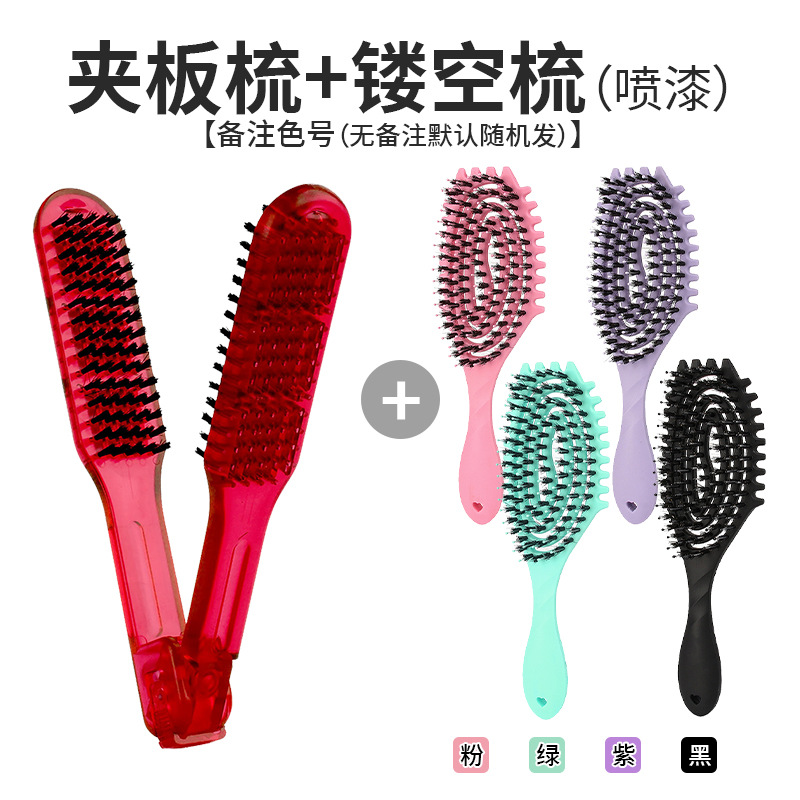 Peine hueco de férula roja (pintura en aerosol)