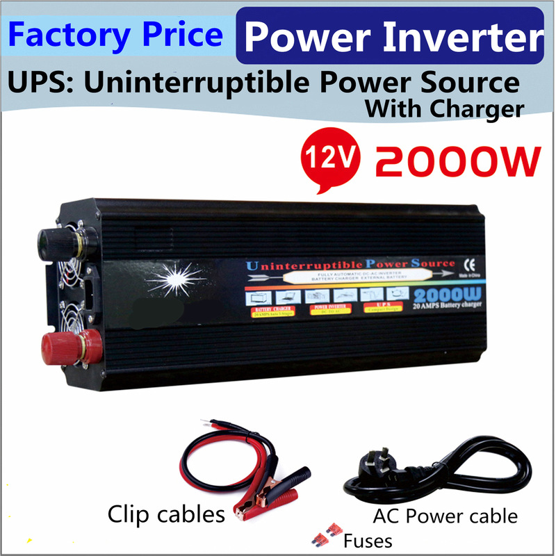 Spot Supply 2000W Full Power Modified Wave Inverter Dc to Ac Power Converter with Ups Function Spot Supply 2000W Full Power Modified Wave Inverter Dc to Ac Power Converter with Ups Function