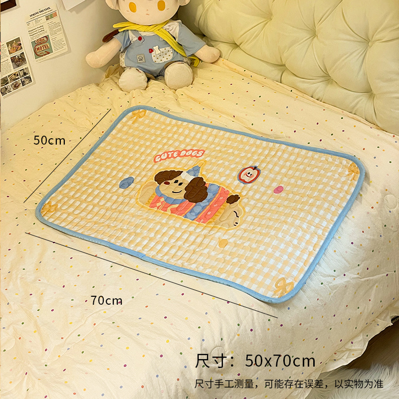 크리미애플 강아지 50*70cm (5겹 누수방지 디자인)