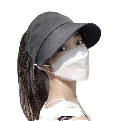 High Ponytail Sun Hat for Women, Adjustable Sports Baseball Cap with UV Protection, Dropshipping Sun Hats