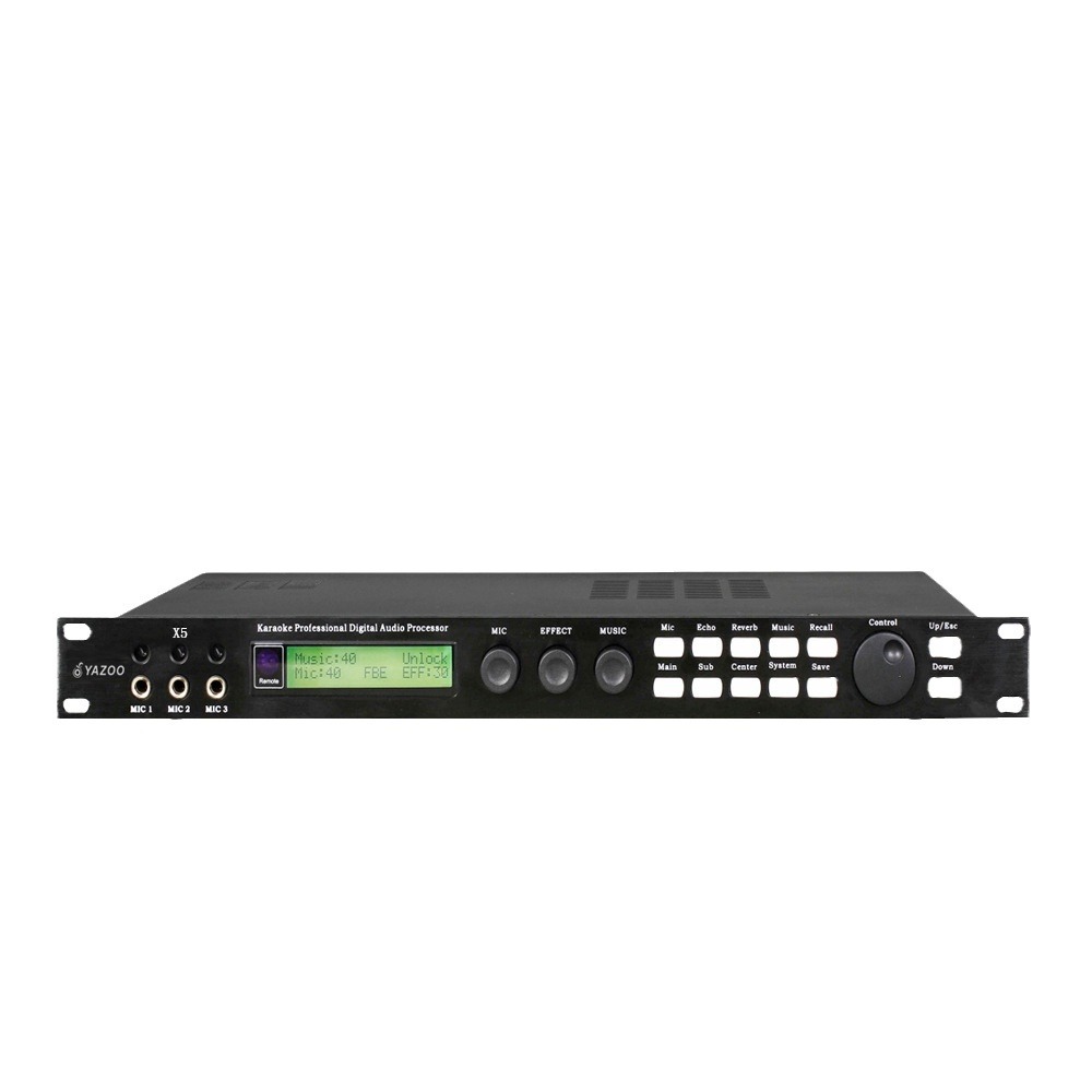 Procesador de Efectos Digitales Preamplificador KA3 con Reverb DSP y Anti-Aullidos para KTV