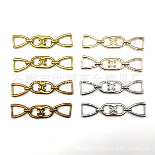 Manufacturers supply Chanel style chain metal buckle belt buckle box bag buckle shoe buckle women's metal accessories
