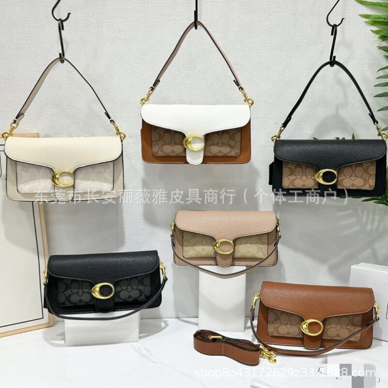 2024 Coach New Tabby26 Dionysus Bag Single Shoulder Crossbody Underarm Flip Small Square Envelope Bag Handbag for Women