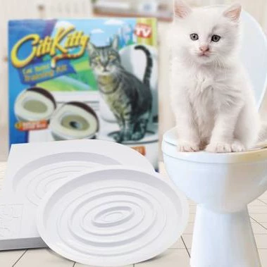 Тренажер для туалета для кошек Тренажер для туалета для домашних животных Коврик для собак Простой портативный тренажер для туалета для домашних животных Многоцелевой