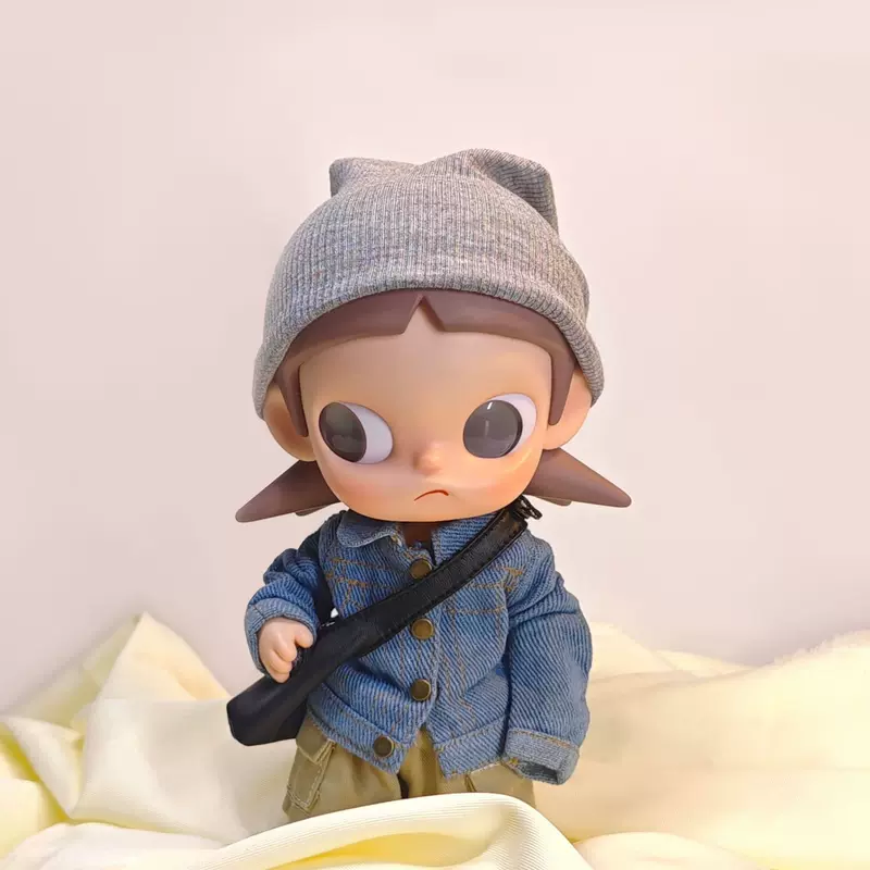 Зига место тоски BJD кукла детская одежда одежды Гази сестра замена 20 см холодная шапка джинсовая рабочая одежда