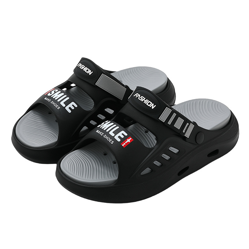 Zomerslippers voor heren, trendy merk, comfortabel, topkwaliteit, waterdicht, antislip, strandsandalen, casual model met één bandje_voghion.com