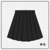 Black pleated skirt