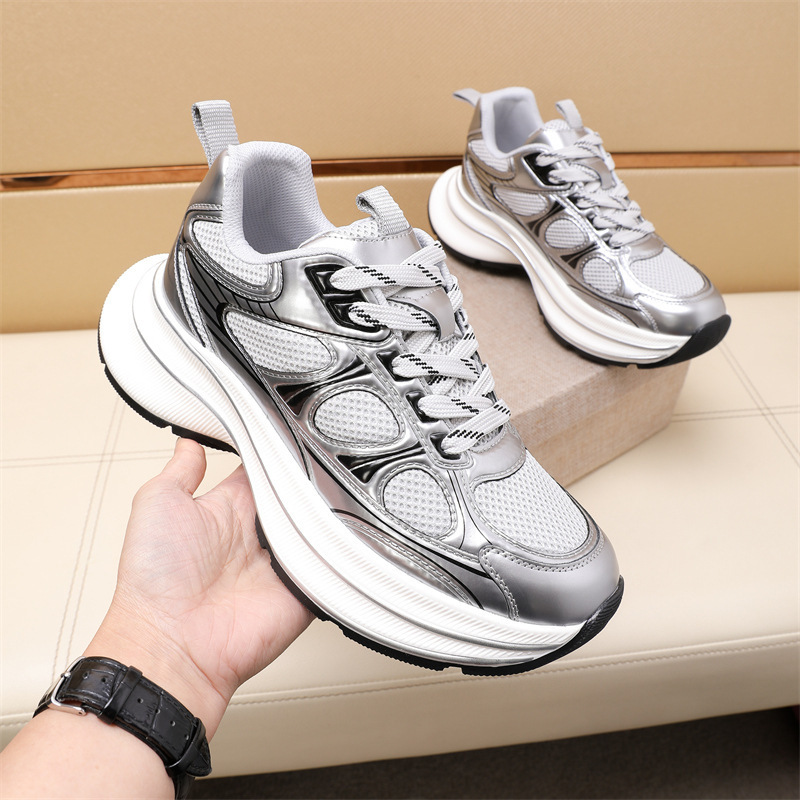 Mark Gucci Luxury Men's Shoes 2025 New Thick-Soled Dad Shoes Fashionable Breathable Mesh Shoes Men's Trendyy Casual Shoes Mark Gucci Luxury Men's Shoes 2025 New Thick-Soled Dad Shoes Fashionable Breathable Mesh Shoes Men's Trendyy Casual Shoes