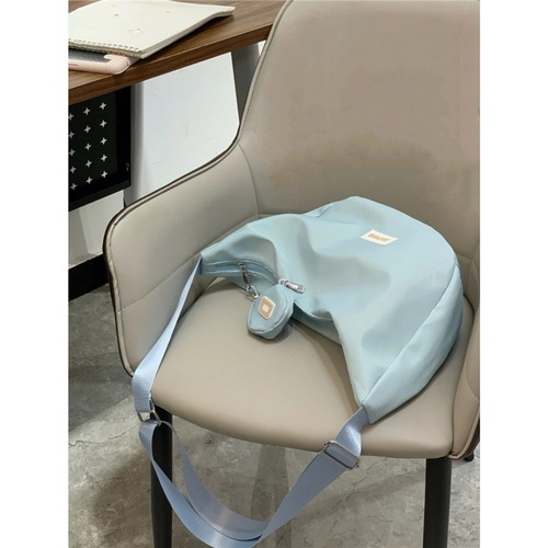 Nylon dumpling bag spring and summer ins trendy canvas bag versatile literary dumpling bag college student unit price messenger bag