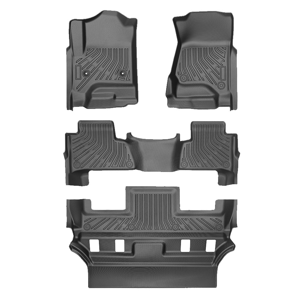 Aplicable a Chevrolet Tahoe 2015 - 2020 TPE Foot Pad 3D All Weather Foot Pad Cojín del maletero