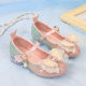 Girls High Heels 2025 New Fashion Children's Sweet Crystal Shoes Little Girls Dance Shoes Spot Wholesale