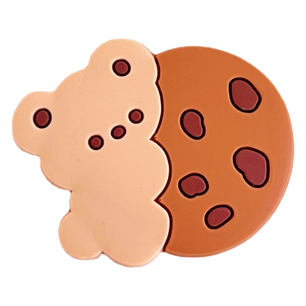 Hecho a mano DIY dibujos animados lindo PVC pegamento flexible parche pegatinas decorativas creativo teléfono móvil Shell pegatinas bolsa pegatinas horquilla accesorios lindo