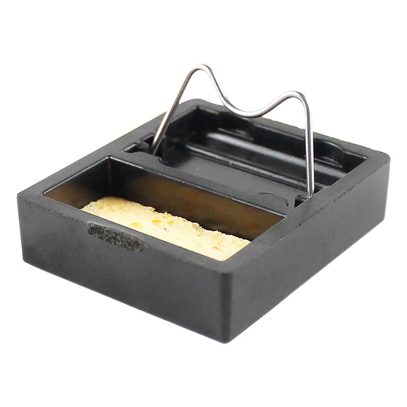 Квадратная бакелитовая рама паяльника Держатель электрического паяльника, устойчивый к высоким температурам, нелегко гореть, аксессуары для опорной рамы паяльной ручки
