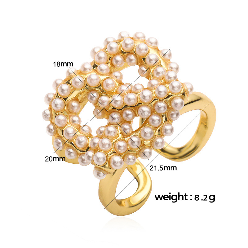 11g Weight Artificial Pearls Inlay Material Jewelry Set Classification Jewelry Set Quantity Holiday, Banquet, Daily Occasion Copper Material Geometric Pattern Women's Gender Inlay Design Elegant Style Wholesale Jewelry Elegant Geometric Copper Artificial Pearls Inlay Jewelry Set 1