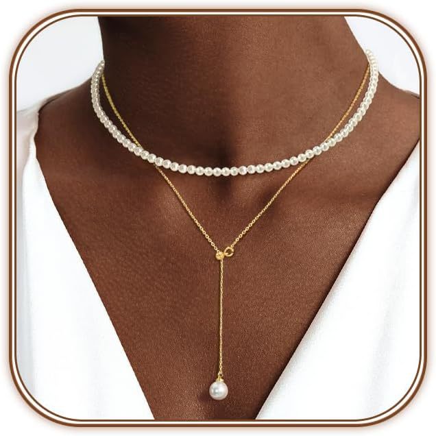 Elegant golden small fashionable pendant pearl