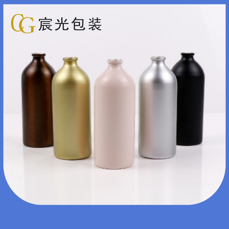 100ml卡口铝罐旅行装香氛沐浴露身体乳洗发润发乳铝瓶香水喷雾瓶