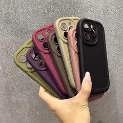 適用蘋果15手機殼泡芙iPhone13/14promax全包鏡頭防摔液態硅膠12