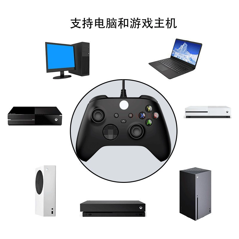 Подходит для нового XboxSeries проводной геймпад с розеткой для наушников для XboxOne хоста универсальный геймпад