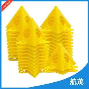 Cross-border pyramid triangle spray painting wood support frame foot pad plastic cone woodworking paint bracket