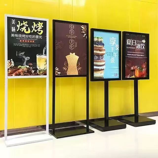 Double-Pole Stand Sign, Single-Pole Single-Column, Double-Column Apple Stand Sign, Poster Advertising Sign, Directional Sign
