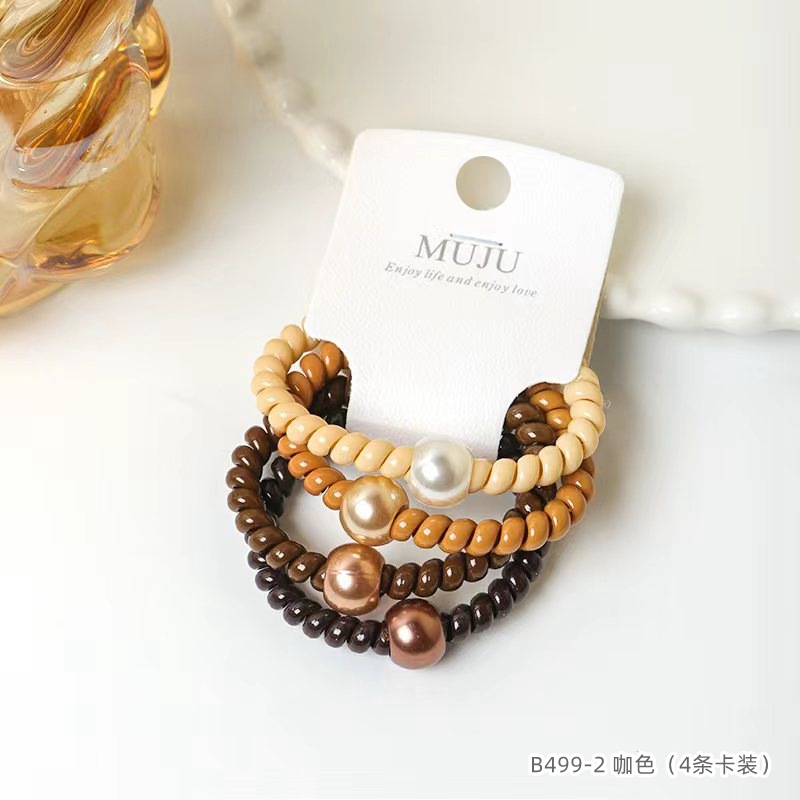 Ligas coreanas premium para cabello