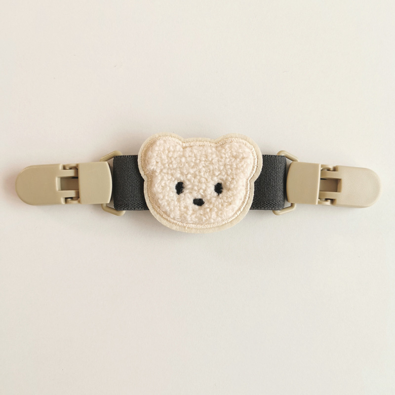 INS estilo coreano clip de suspensión oso pantalones de tirantes para niños clip anti-caída clip de la correa del hombro soporte de la falda de la suspensión antideslizante artefacto de hombro