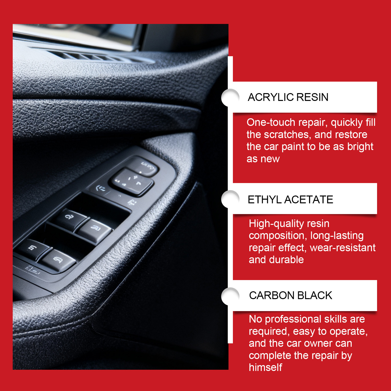 HOMONTH Car Touch-Up Paint Pen, for Car Body Scratch Repair, Paint Renovation, and Color Touch-Up