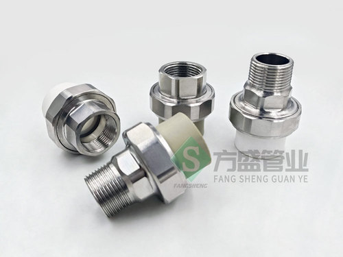 Stainless steel union PPR20 four points 25 six points 32 one inch inner wire outer wire hot melt union water pipe accessories