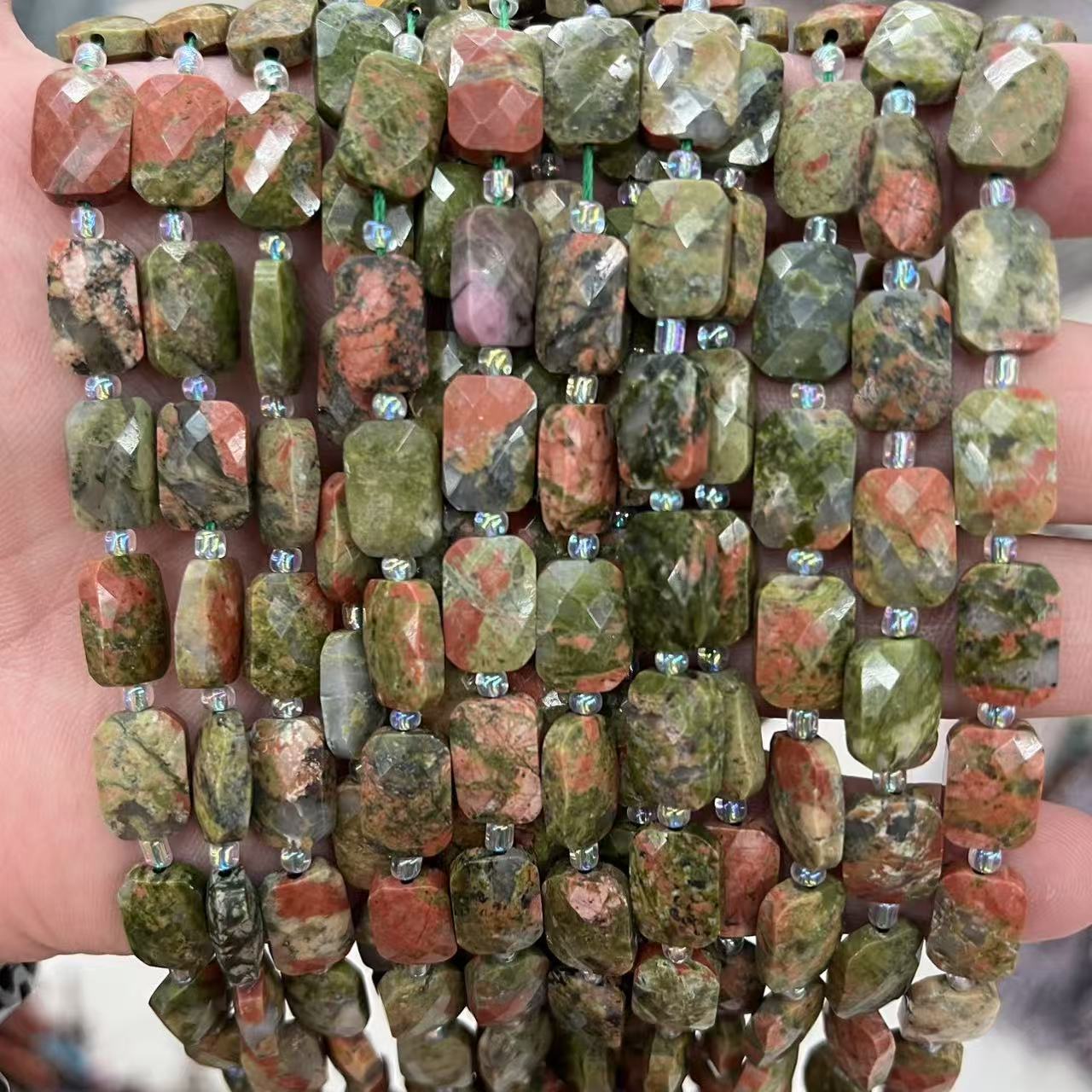 75g Weight Beads Jewelry Making Type 7*11mm Jewelry Making Size Jewelry Accessories Classification Faceted Embellishment A String Quantity Blue Aventurine, Amazonite, natural stone, Tourmaline, Opal Material Irregular, Geometric Pattern All Seasons Season Retro, Classic Style Style A String 7*11mm Blue Aventurine Amazonite Natural Stone Irregular Geometric Faceted Jewelry Accessories Beads 4