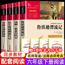 六年级下册课外阅读书籍必读汤姆索亚历险尼尔斯骑鹅旅行记课外书