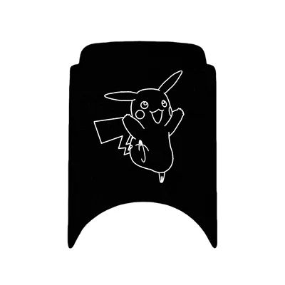 for Electric Vehicles, Waterproof, Non-Slip, Electric vehicle foot mat - pikachu-2with-velcro-special-for-no9-26-model-m90