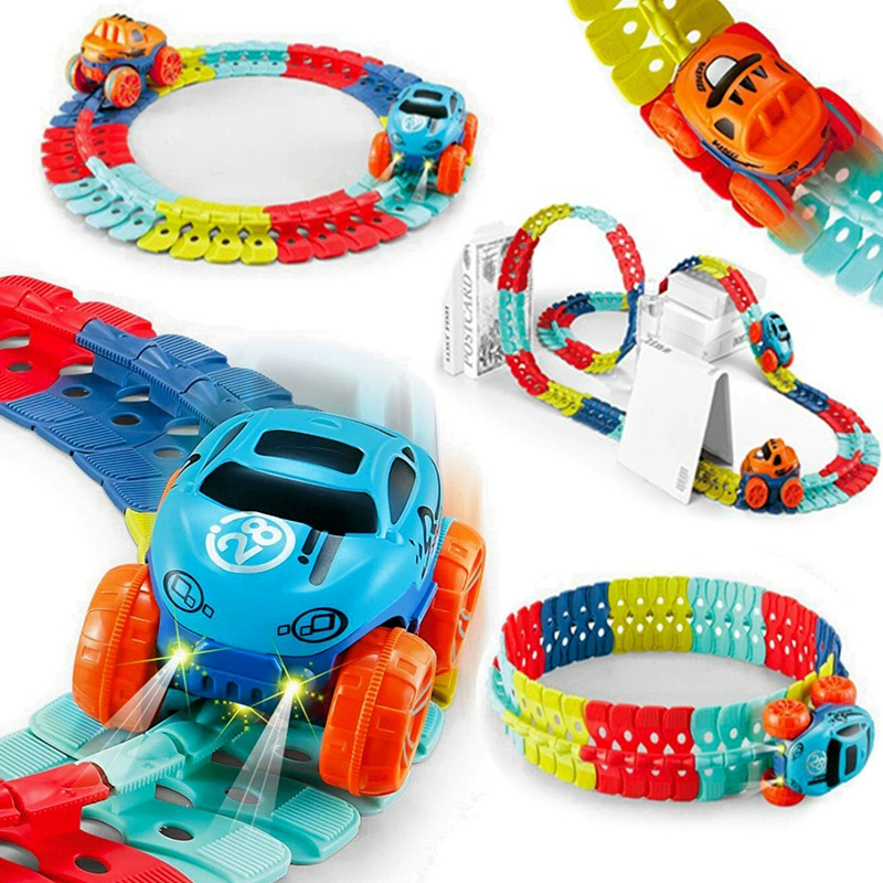 (Cross-border trading), electric subway, variable toy car, anti-gravity constructor, train, roller coaster, set, DIY