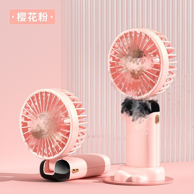 クロスボーダー爆発果物の花は扇風機を持って携帯してUSB充電します。|undefined
