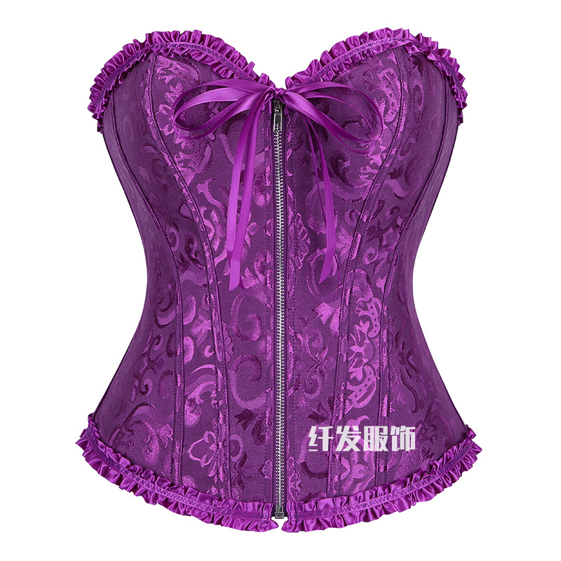 Ropa interior de la boda suministro Comercio exterior vestido novia cremallera cintura chaleco corsé corte europeo y americano vientre contratación