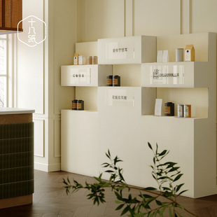 Eighteen Paper Screen Partition Pintel Paper Wall Office Furniture Partition Commercial Fence Storage Rack Display Rack Storage Rack