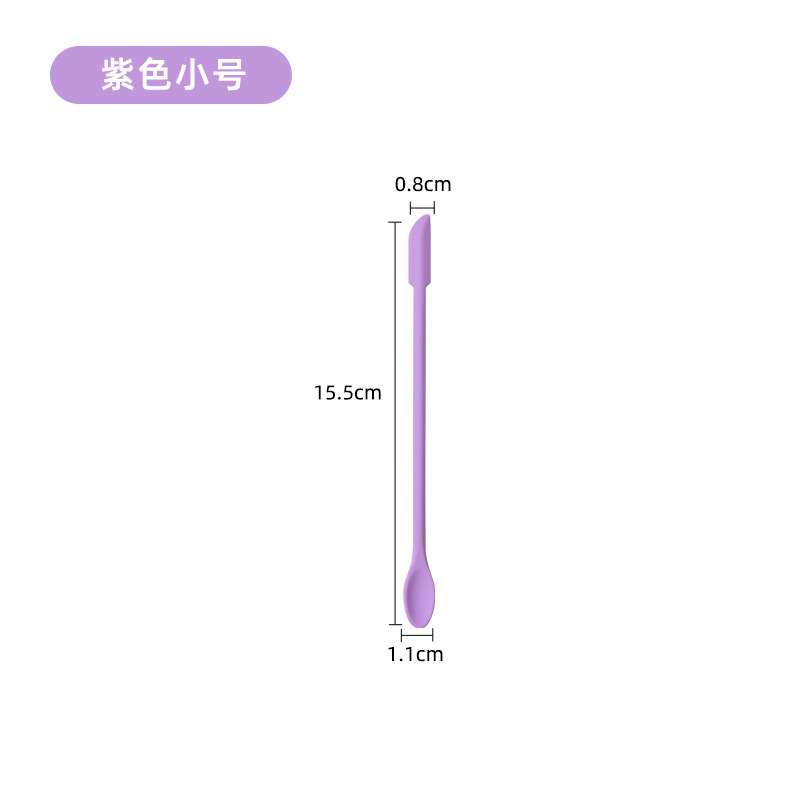 爆款食品级硅胶迷你硅胶刮刀果酱刮勺粉底液化妆品瓶刮刀三件套装|undefined