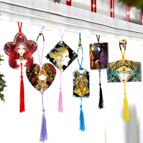 Glue diy mold aromatherapy plaster tag double hole chuck tag car hanging handmade material package silicone abrasive tool