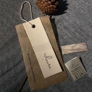 服装怀旧复古 衣服棉麻挂牌 靓仔衫油纸标签 休闲服铆钉吊牌