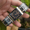 Classic design sports swiss watch, square quartz steel belt, suitable for import, Birthday gift