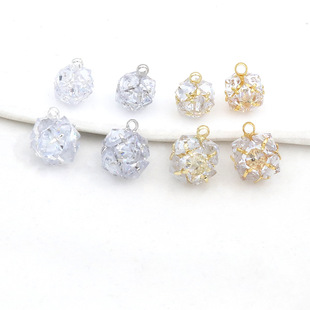 �������14K����ɫ��ʯ����A����diy������ƷD103D