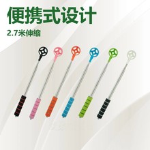厂家高尔夫不锈钢捞球器天线捡球杆可伸缩捡球杆捡球器高尔夫用品