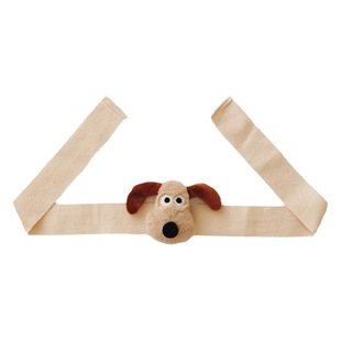 ins style plush dog Baby children's room curtain bandage car curtain binding rope mosquito net tie rope