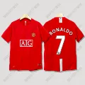 07/08m united home short sleeve no. 7 ronaldo unchallenged