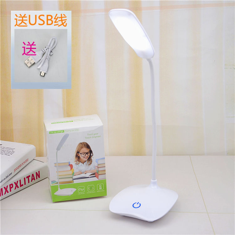 Nueva lámpara de escritorio LED lámpara de escritorio creativa lámpara de cabecera del dormitorio para niños protección de ojos brillante aprendizaje de doble uso lámpara de escritorio