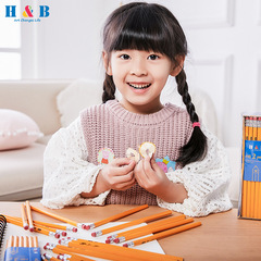 Bulk HB Pencils 144 Yellow Hexagonal Rod Pencils Student Stationery Children Writing Tools for Beginners